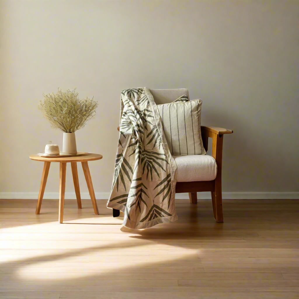 Bangalow Eucalyptus - Throw Blanket