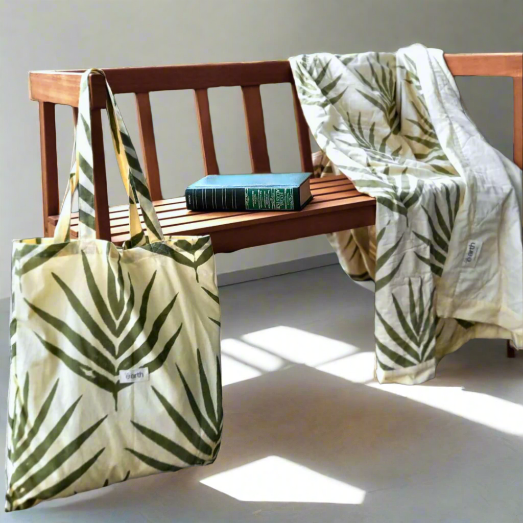 Bangalow Throw Blanket in Eucalyptus