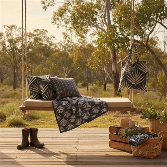Bangalow Slate - Throw Blanket