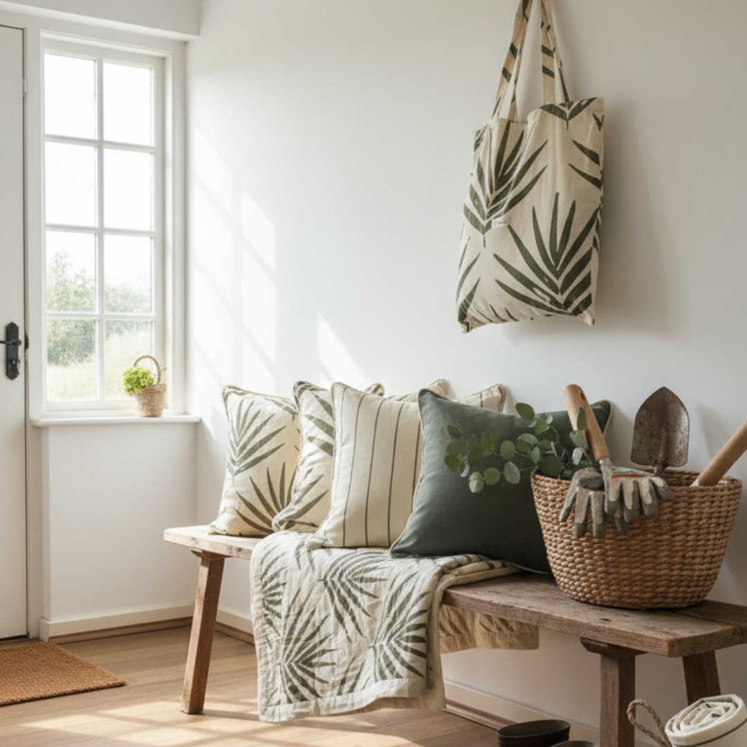 Bangalow Eucalyptus - Throw Blanket