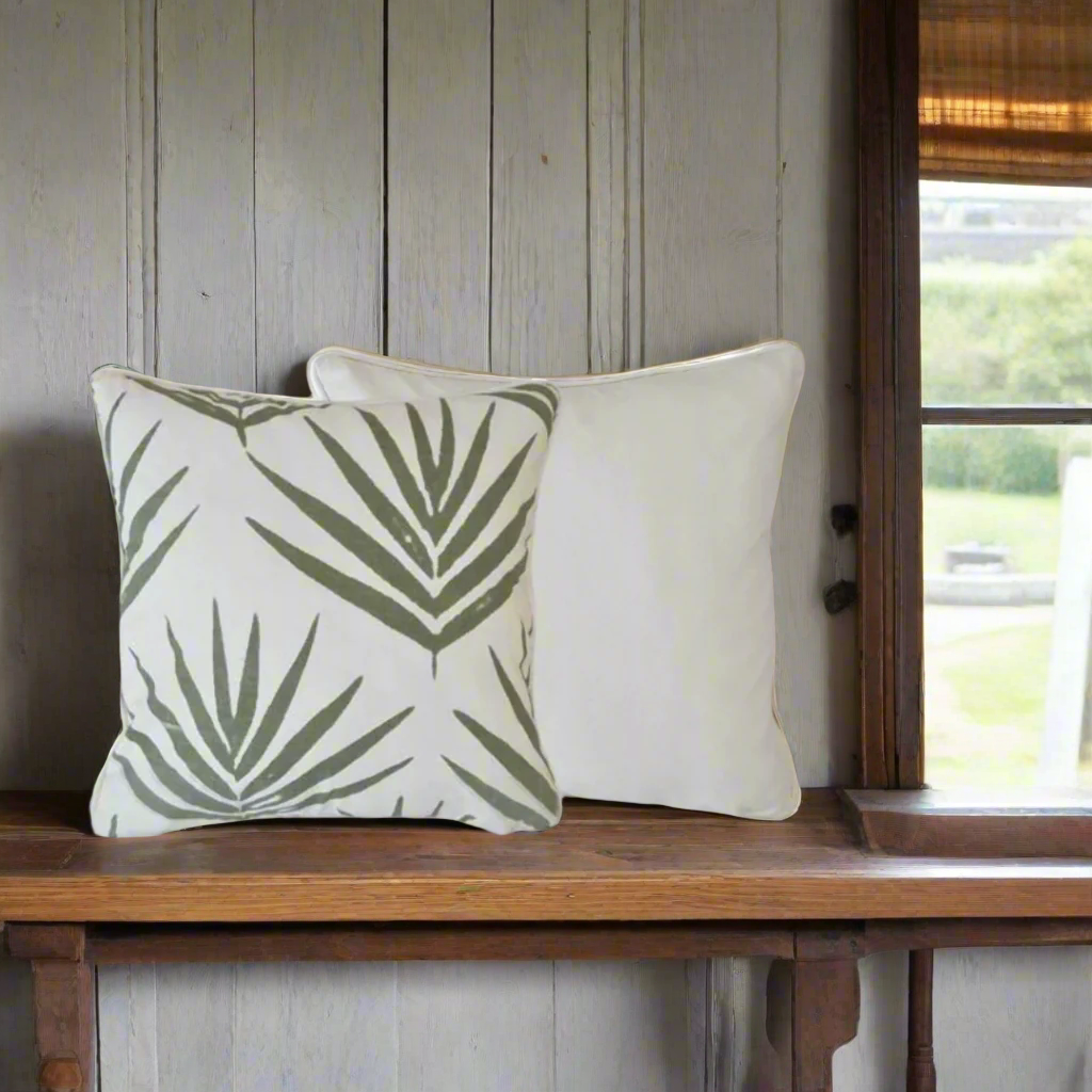 Bangalow Cushion Covers Eucalyptus - Pack of 2
