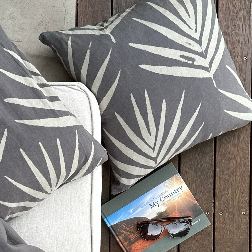 Bangalow Cushion Covers Slate - Pack of 2