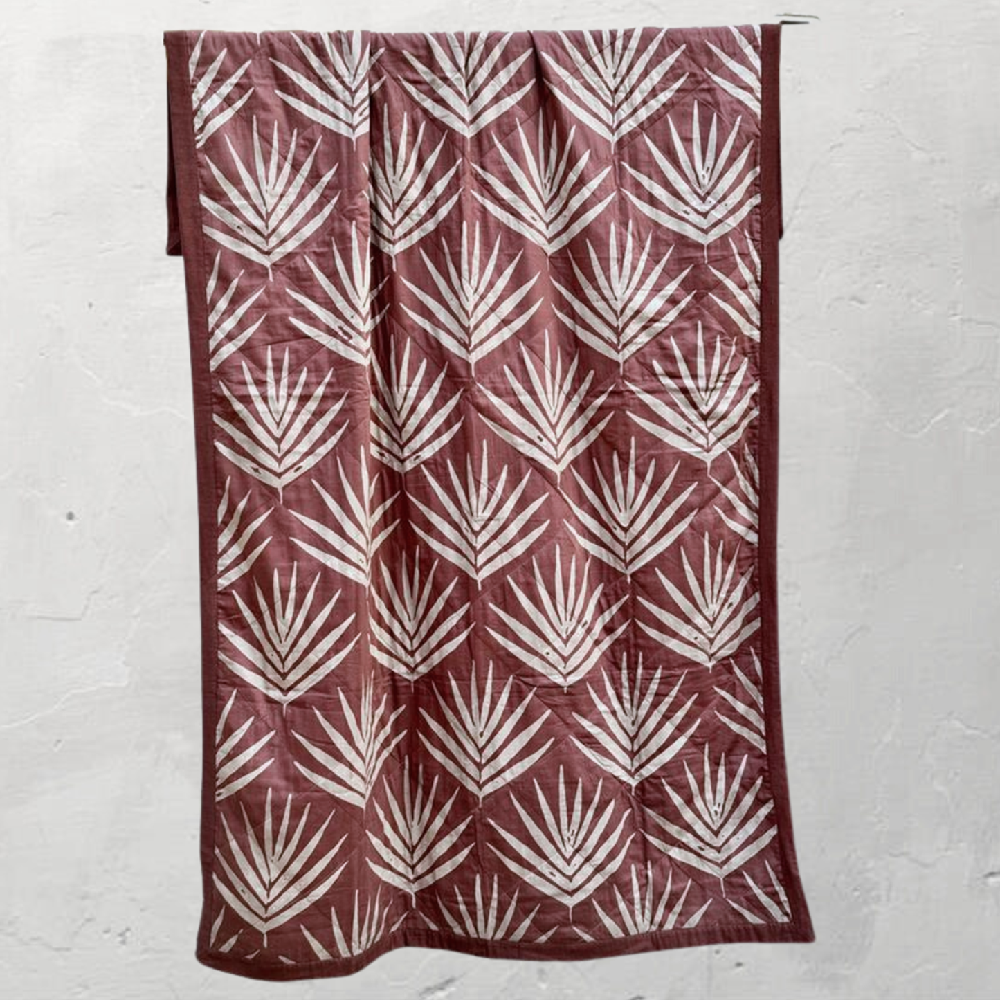 Bangalow Throw Blanket Burnt Sienna