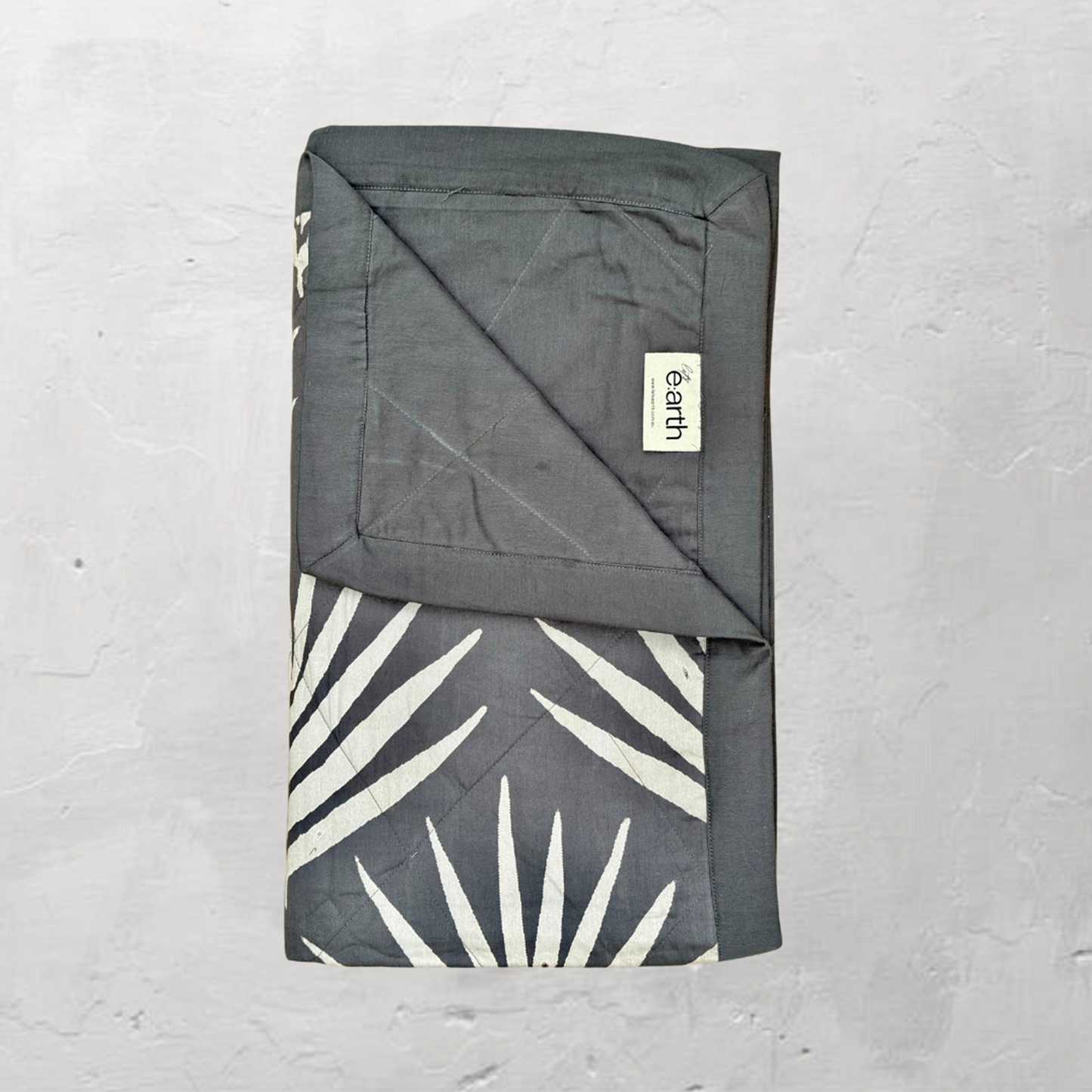 Bangalow Throw Blanket Slate