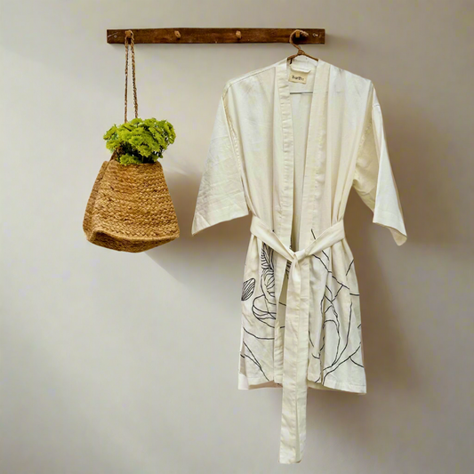 Wildflower Kimono White Opal