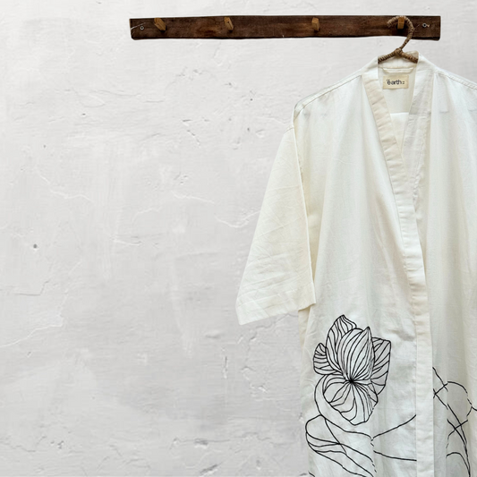 Wildflower Kimono White Opal